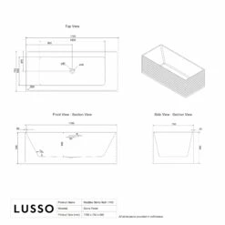 Maddox Freestanding Stone Bath 1700mm -LUSSO STONE Sales maddox freestanding stone bath 1700mm p6035 41756 zoom
