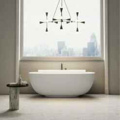 Marni Freestanding Stone Bath 1580mm