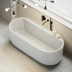 Mastello Freestanding Stone Bath 1600mm -LUSSO STONE Sales mastello freestanding stone bath 1600mm p2749 21567 zoom