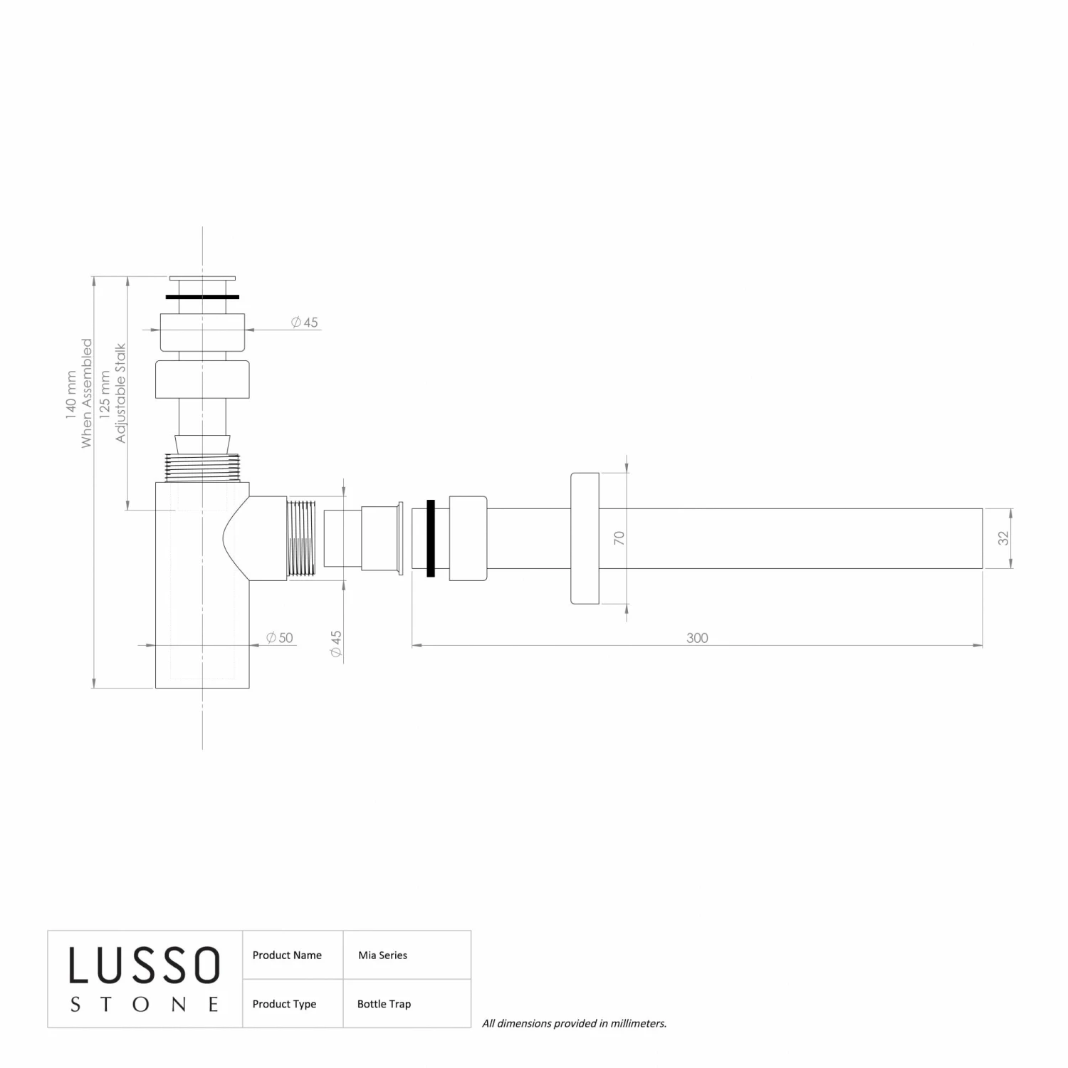 Mia Chrome Square Bottle Trap 7 Mia Chrome Square Bottle Trap - Image 5