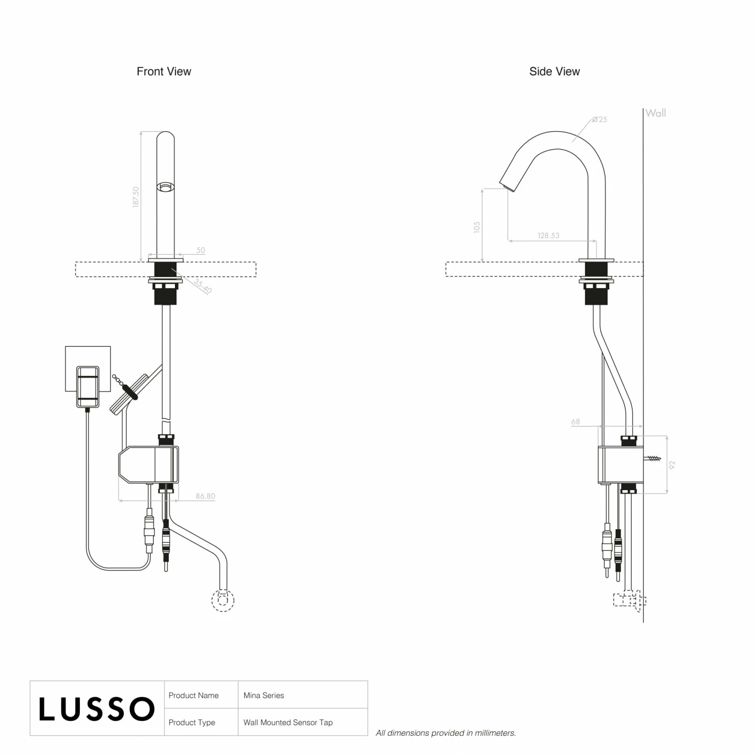 Mina Infrared Commercial Sensor Tap Chrome 8 Mina Infrared Commercial Sensor Tap Chrome - Image 6