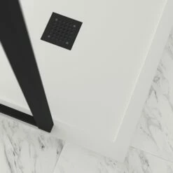 Modern Waste Cover Matte Black