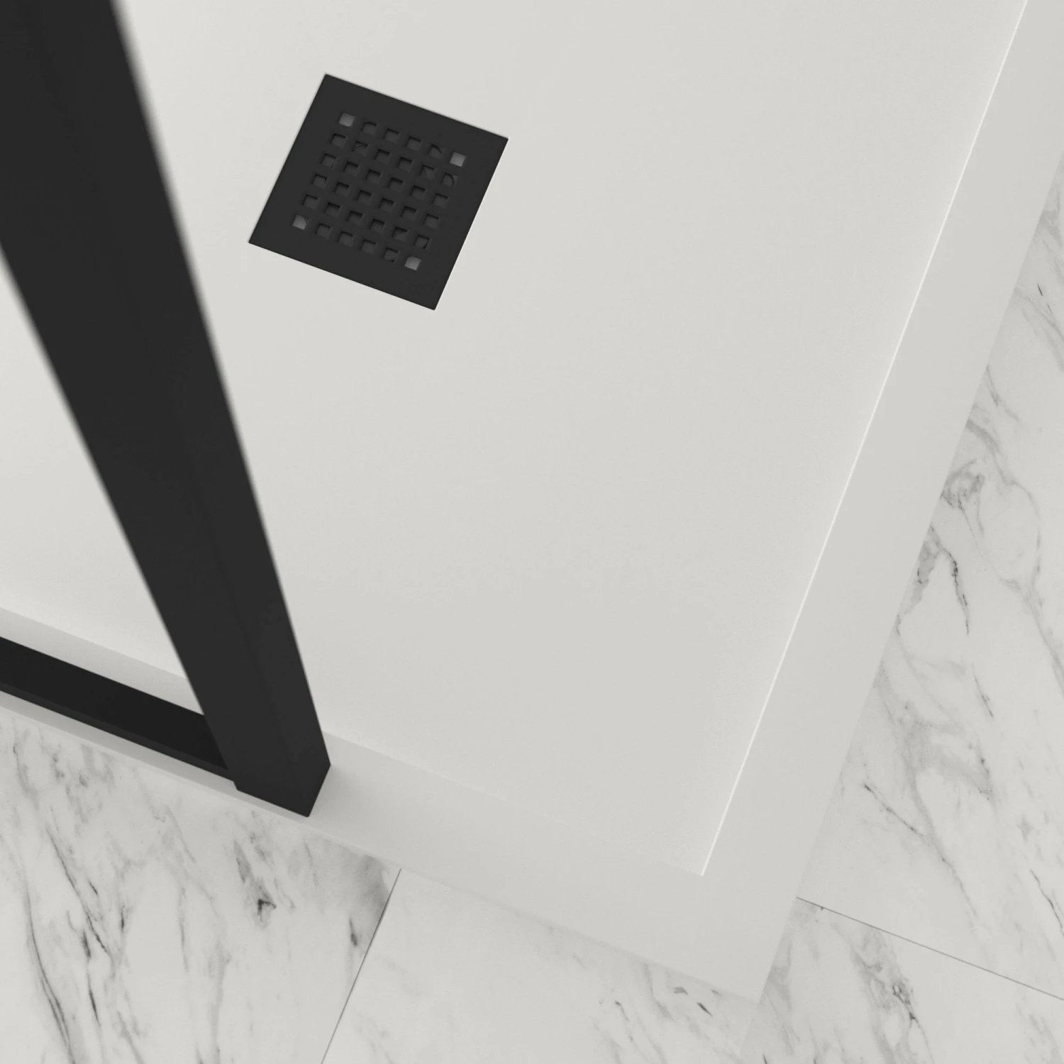 Modern Waste Cover Matte Black 3 Modern Waste Cover Matte Black