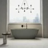 Monaco Pebble Grey Freestanding Stone Bath 1700mm
