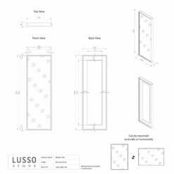 Moode Brushed Gold Mirror 300mm -LUSSO STONE Sales moode brushed gold mirror 300mm p2456 15408 zoom