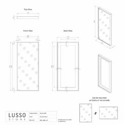 Moode Brushed Gold Mirror 400mm 9 Moode Brushed Gold Mirror 400mm -LUSSO STONE Sales moode brushed gold mirror 400mm p2457 15409 zoom