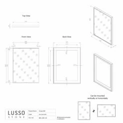 Moode Brushed Gold Mirror 600mm 11 Moode Brushed Gold Mirror 600mm -LUSSO STONE Sales moode brushed gold mirror 600mm p2177 15410 zoom