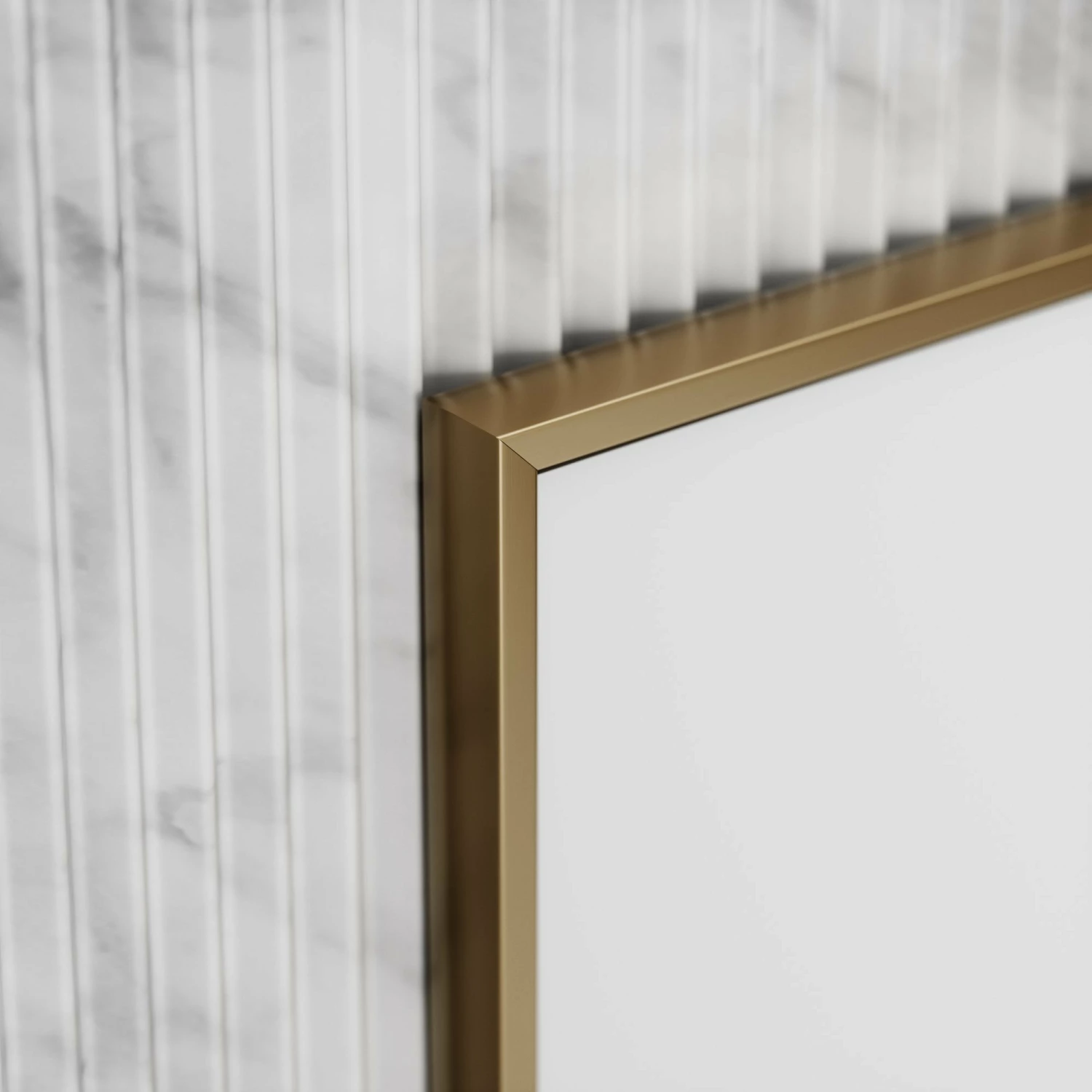 Moode Brushed Gold Mirror 600mm 4 Moode Brushed Gold Mirror 600mm - Image 2