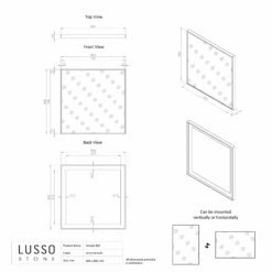 Moode Brushed Gold Mirror 800mm 7 Moode Brushed Gold Mirror 800mm -LUSSO STONE Sales moode brushed gold mirror 800mm p2459 15412 zoom