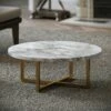 Nazzano Arabescato Marble Round Coffee Table 2 Nazzano Arabescato Marble Round Coffee Table -LUSSO STONE Sales nazzano arabescato marble round coffee table p5337 34163 zoom
