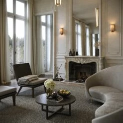 Nazzano Pietra Grey Marble Round Coffee Table With Black Legs -LUSSO STONE Sales nazzano pietra grey marble round coffee table with black legs p5343 44226 zoom