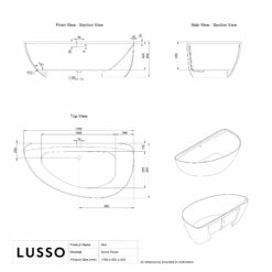 Nilo Freestanding Stone Bath 1700mm -LUSSO STONE Sales nilo freestanding stone bath 1700mm p2747 41644 zoom