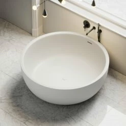 LUSSO STONE Sales -LUSSO STONE Sales notion freestanding round stone bath 1350mm p30 17135 zoom
