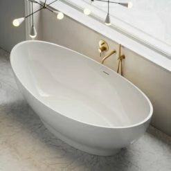 Oasis Freestanding Stone Bath 1790mm -LUSSO STONE Sales oasis freestanding stone bath 1790mm p128 17476 zoom