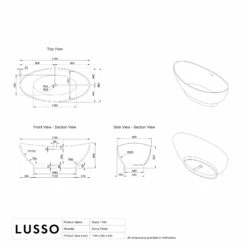 Oasis Freestanding Stone Bath 1790mm -LUSSO STONE Sales oasis freestanding stone bath 1790mm p128 41713 zoom