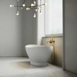 Oasis Mini Freestanding Stone Bath 1550mm -LUSSO STONE Sales oasis mini freestanding stone bath 1550mm p208 17485 zoom