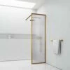 Opulence Reeded Glass Brushed Gold Shower Screen -LUSSO STONE Sales opulence reeded glass brushed gold shower screen p2889 34827 zoom