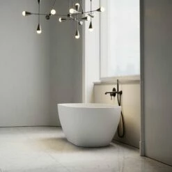 Picasso Compact Freestanding Stone Bath 1400mm -LUSSO STONE Sales picasso compact freestanding stone bath 1400mm p510 21552 zoom