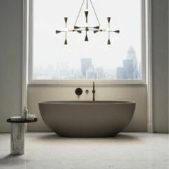 Picasso Grigio Earth Freestanding Stone Bath 1650mm