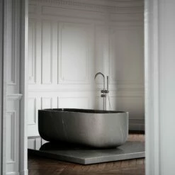Pietra Grey Marble Designo Freestanding Stone Bath 1780mm -LUSSO STONE Sales pietra grey marble designo freestanding stone bath 1780mm p2435 15133 zoom