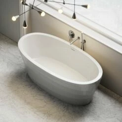 Polini Freestanding Stone Bath 1600mm -LUSSO STONE Sales polini freestanding stone bath 1600mm p614 22021 zoom