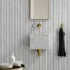 Porto Short Projection Wall Mounted Basin Tap (Brushed Gold & Carrara Marble) 2 Porto Short Projection Wall Mounted Basin Tap (Brushed Gold & Carrara Marble) -LUSSO STONE Sales porto short projection wall mounted basin tap brushed gold carrara marble p5860 35505 zoom
