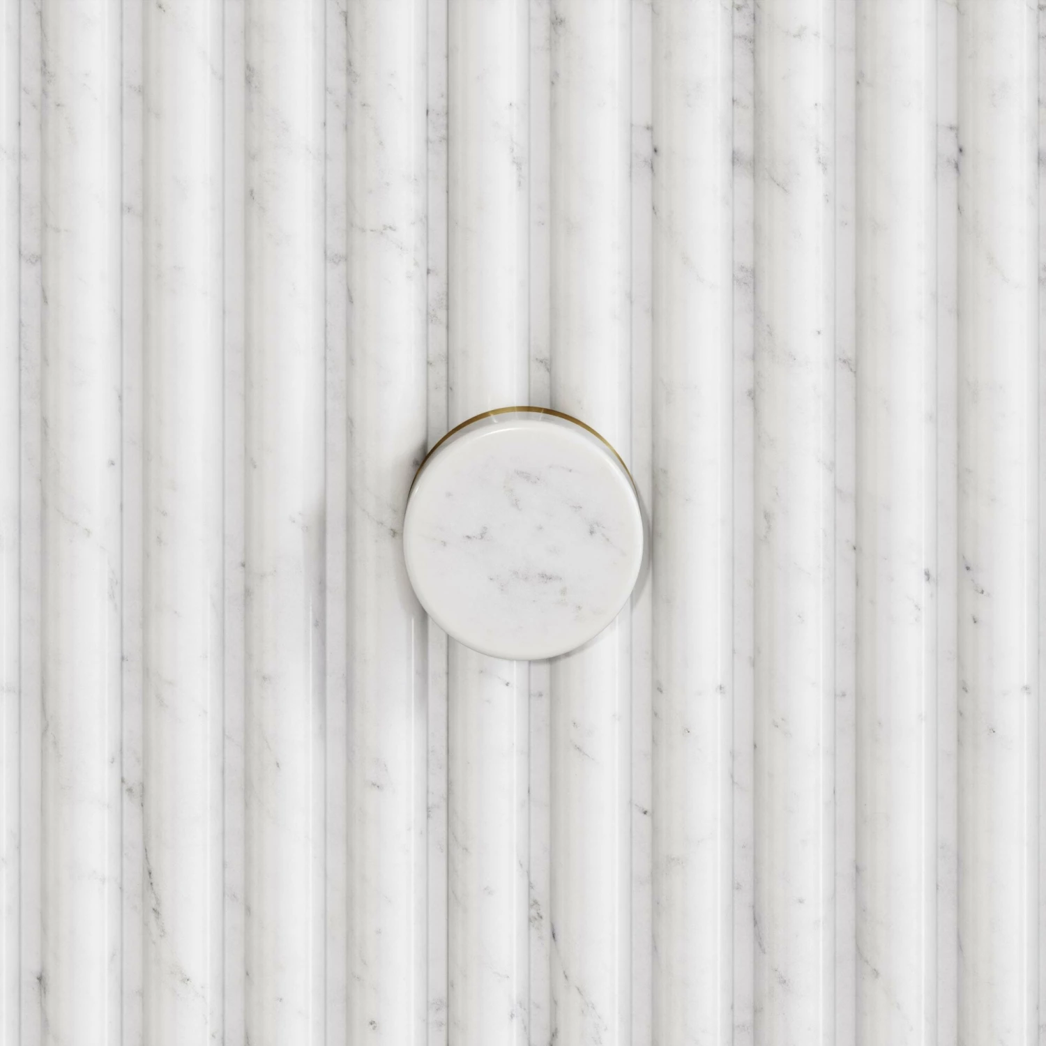 Porto Shower System (Brushed Gold & Carrara Marble) 5 Porto Shower System (Brushed Gold & Carrara Marble) - Image 3