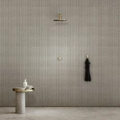 Porto Shower System (Brushed Gold & Crema Marfil Marble)