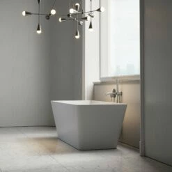 Quadrato Freestanding Stone Bath 1500mm -LUSSO STONE Sales quadrato freestanding stone bath 1500mm p70 27402 zoom
