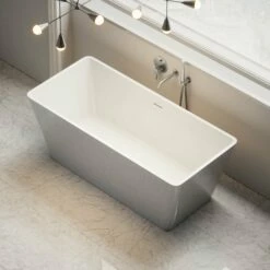 Quadrato Freestanding Stone Bath 1500mm -LUSSO STONE Sales quadrato freestanding stone bath 1500mm p70 27403 zoom