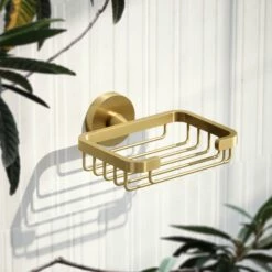 Small Shower Basket Brushed Gold 9 Small Shower Basket Brushed Gold -LUSSO STONE Sales small shower basket brushed gold p5995 38692 zoom