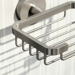 Small Shower Basket Brushed Stainless -LUSSO STONE Sales small shower basket brushed stainless p5992 38679 zoom