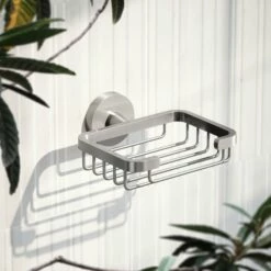 Small Shower Basket Brushed Stainless -LUSSO STONE Sales small shower basket brushed stainless p5992 38681 zoom