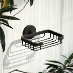 Small Shower Basket Matte Black -LUSSO STONE Sales small shower basket matte black p5994 38688 zoom