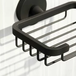 Small Shower Basket Matte Black -LUSSO STONE Sales small shower basket matte black p5994 38690 zoom