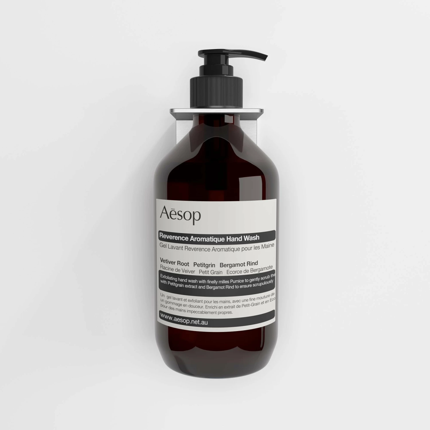 Soap Dispenser Wall Bracket Brushed Stainless 4 Soap Dispenser Wall Bracket Brushed Stainless - Image 2