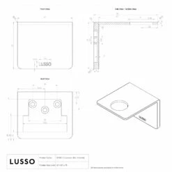Soap Dispenser Wall Bracket Brushed Stainless 9 Soap Dispenser Wall Bracket Brushed Stainless -LUSSO STONE Sales soap dispenser wall bracket brushed stainless p3147 46465 zoom