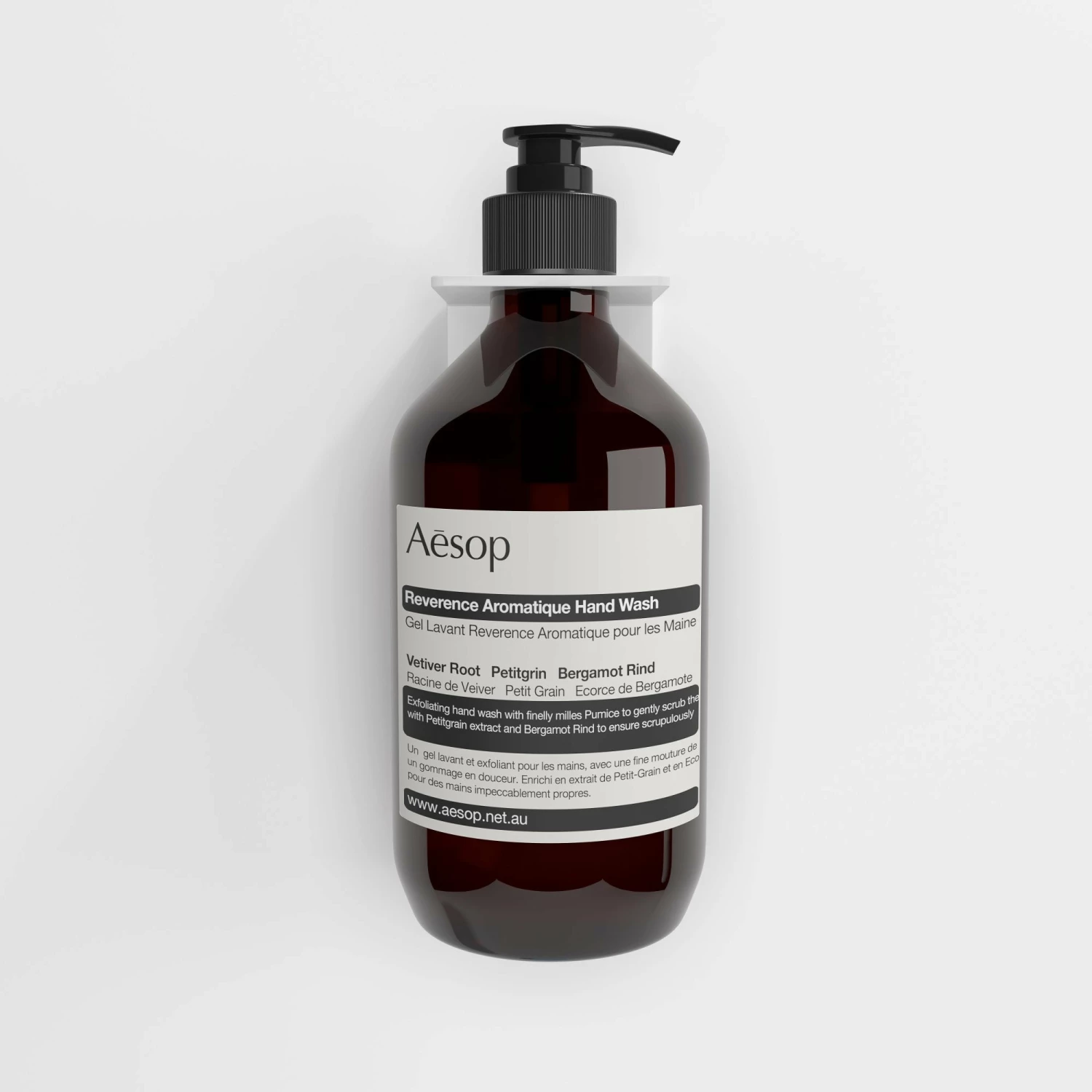 Soap Dispenser Wall Bracket Matte White 4 Soap Dispenser Wall Bracket Matte White - Image 2