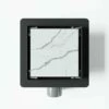 Square Matte Black Tileable Wet Room Waste Kit -LUSSO STONE Sales square matte black tileable wet room waste kit p4733 31703 zoom