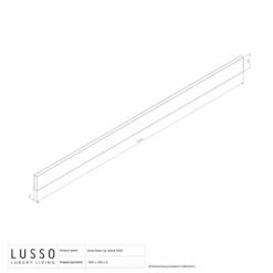 Stone Resin Upstand Splashback Matte 1400mm -LUSSO STONE Sales stone resin upstand splashback matte 1400mm p652 26004 image