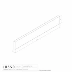 Stone Resin Upstand Splashback Matte 500mm -LUSSO STONE Sales stone resin upstand splashback matte 500mm p644 25988 image