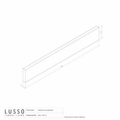 Stone Resin Upstand Splashback Matte 620mm -LUSSO STONE Sales stone resin upstand splashback matte 620mm p646 25992 image