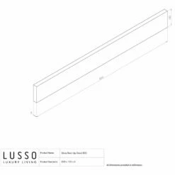 Stone Resin Upstand Splashback Matte 800mm 7 Stone Resin Upstand Splashback Matte 800mm -LUSSO STONE Sales stone resin upstand splashback matte 800mm p648 25996 image