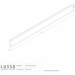 Stone Resin Upstand Splashback Polished 1000mm 7 Stone Resin Upstand Splashback Polished 1000mm -LUSSO STONE Sales stone resin upstand splashback polished 1000mm p2578 26001 image