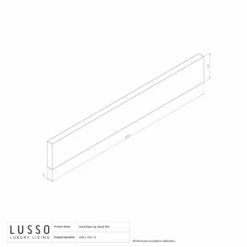 Stone Resin Upstand Splashback Polished 400mm -LUSSO STONE Sales stone resin upstand splashback polished 400mm p2574 25987 image