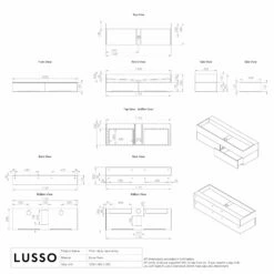 Thinn Double Vanity Unit With Stone Basin (Matte White 1200mm) -LUSSO STONE Sales thinn double vanity unit with stone basin matte white 1200mm p2015 36139 zoom