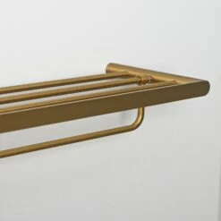 Towel Shelf With Rail Brushed Gold 600mm -LUSSO STONE Sales towel shelf with rail brushed gold 600mm p1347 8315 zoom