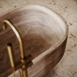 Travertine Designo Freestanding Bath 1700mm -LUSSO STONE Sales travertine designo freestanding bath 1700mm p7401 46138 zoom