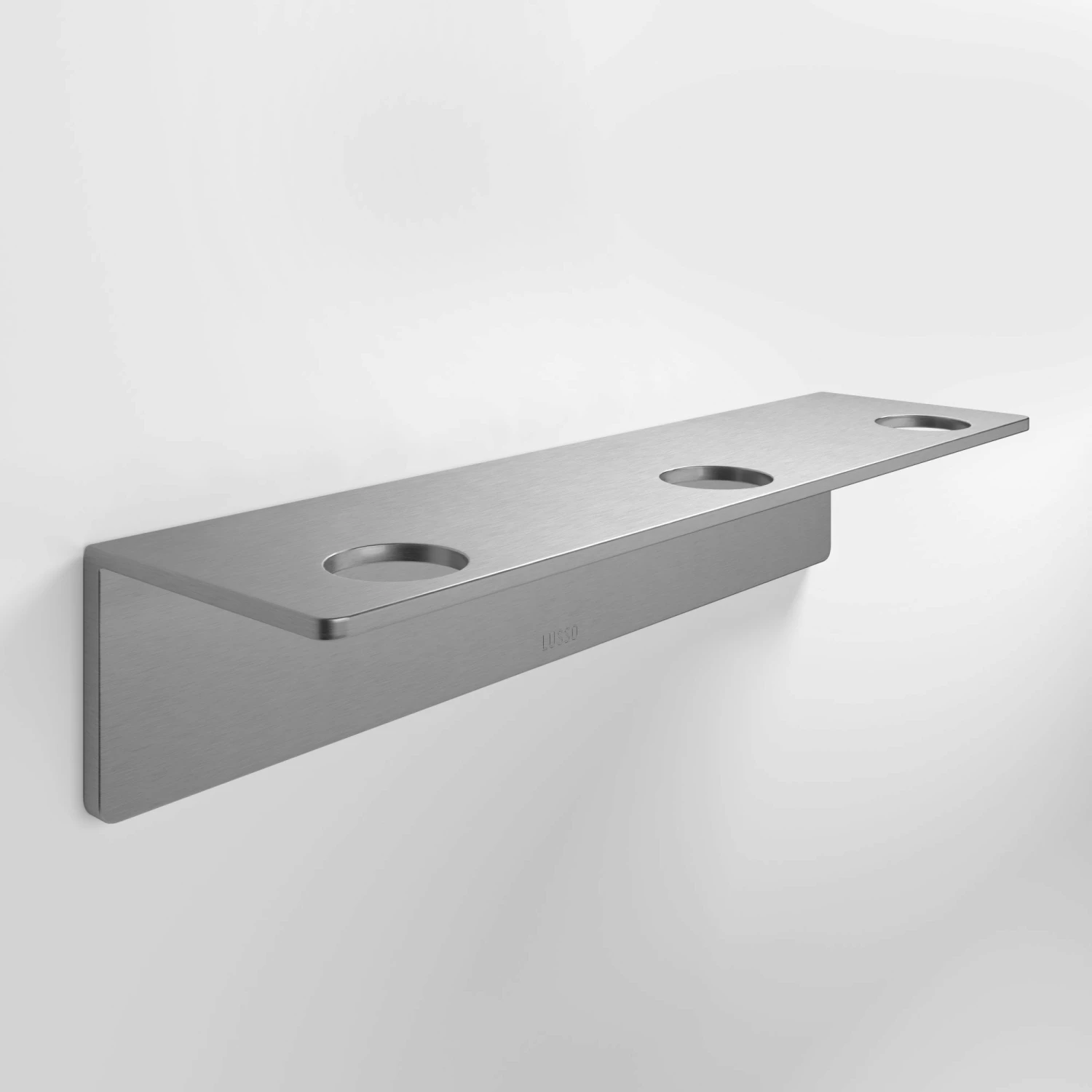 Triple Soap Dispenser Wall Bracket Brushed Stainless 4 Triple Soap Dispenser Wall Bracket Brushed Stainless - Image 2