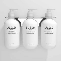 Triple Soap Dispenser Wall Bracket Chrome